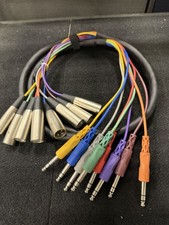 Hosa 8ch XLR-1/4" snake 6.5'