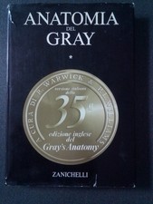 libro di anatomia del Gray versione italiana della 35° ed inglese 