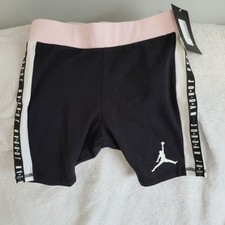 Jordan Girls  Tape Bike Shorts - Size Medium