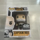 Funko Pop Star Wars Rebels Smuggler's Bounty Captain Rex Bobble Head Figure #164
