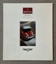 ROVER Mini Cooper Monte Carlo Car UK Sales Brochure 1994 Ref 4789