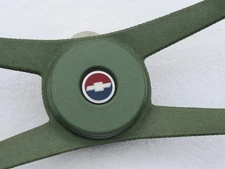 Chevy GREEN Sport Steering Wheel Camaro Nova Chevelle Impala 1969 and up columns