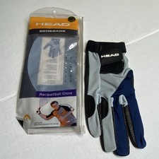 HEAD Renegade Racquetball Glove Med/Lg Blue/Black Model 986052