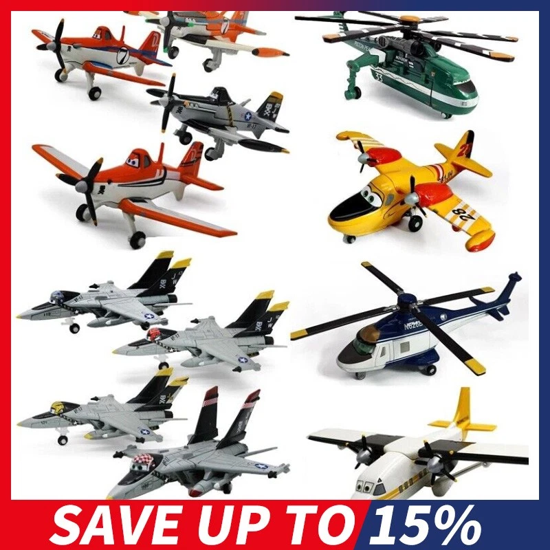 Disney Pixar Planes Skipper Riley n.36 1:45 metallo pressofuso modellino - Immagine 2 di 4