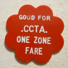 CCTA (Johnstown, Pennsylvania) transit token - PA495X