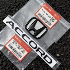 Black Car Name For 2023-2025 Honda Accord Hybrid Sport Sedan 4-Dr Trunk Emblem❤️