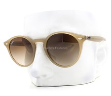 Ray-Ban RB 2180 6166/13 Sunglasses Milky Beige Brown 51mm with Case