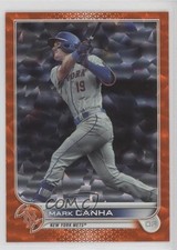 2022 Topps Series 2 Orange Foilboard 120/299 Mark Canha #570 0nr3