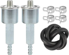 149-2457 Fuel Filter RV Generators Trailer Camper 3600/4000 with Clamps Fuel Pip