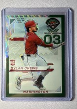 2025 Panini Prospect Edition - Dylan Crews #9 Green Wave Prizm /75 (RC)