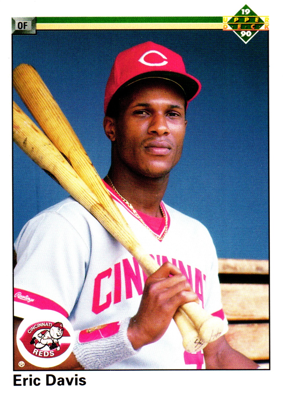 1990 Upper Deck #116b Eric Davis