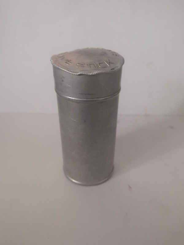 Vintage Colgate Shave Stick  Empty Aluminum Container