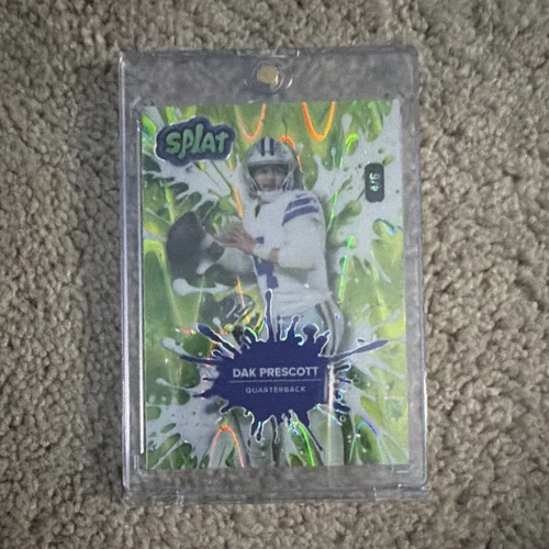 Wild Card 2023 Splat Insert Dak Prescott Dallas Cowboys Card SPL1103-DP