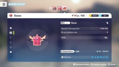 Shiny Elite Rotom (Frost-Form)  6IV + Max EV / DV  Für Pokemon Legenden Z-A