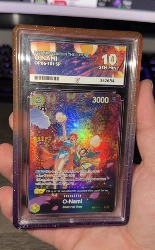ACE GEM MINT 10 O-Nami SP - OP06-101 - One Piece TCG (PERFECT SUBGRADES)