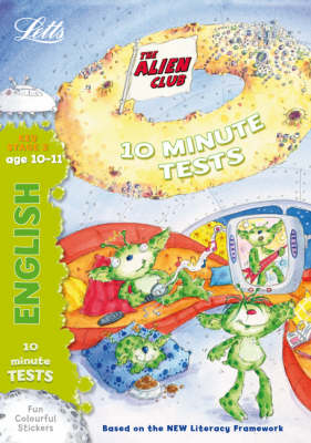 Letts The Alien Club KS2 Age 10-11 - English - 10 Minute Tests *FREE P&P*