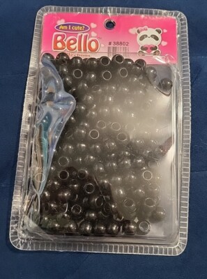 Am I Cute? Bello Collections- Black Hair Beads For Hair Styles