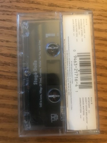 Stage Dolls *cassette tape *VG+ *Chrysalis *F4 21716 *1989 *hard rock *Dolby Pro - Picture 3 of 7