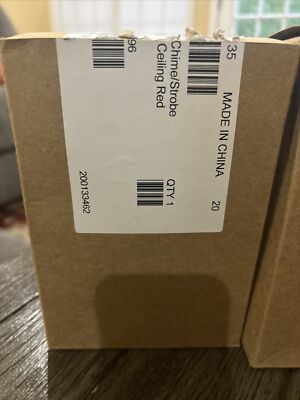Simplex 4906-9135 - CHIME/STROBE CEILING RED