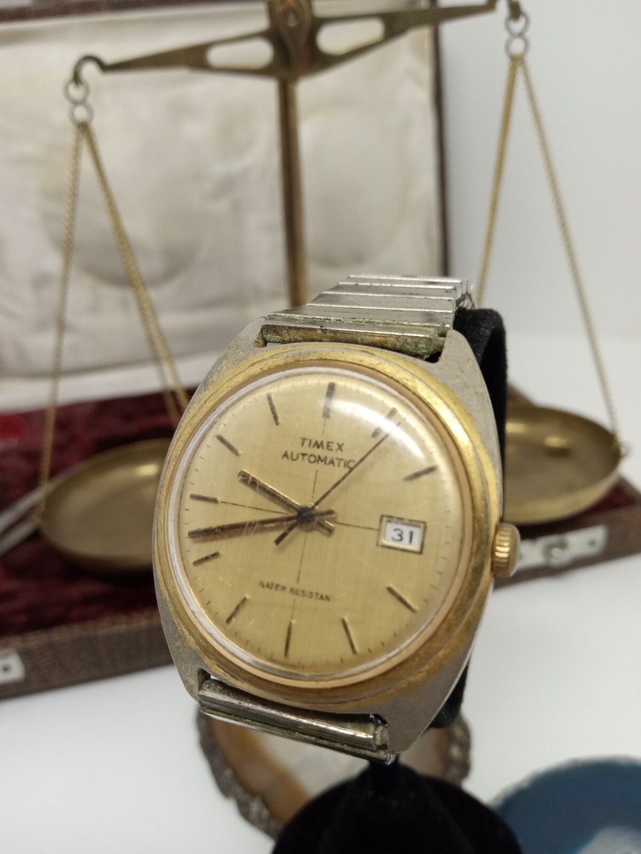 Vintage Timex Automatic 1970's Rare Viscount Men's Watch