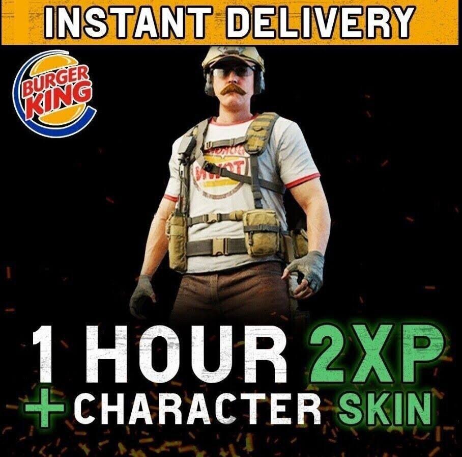 Buy BURGER KING COD Modern Warfare 2 Burger Town Operator Skin 1HR 2XP