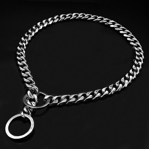 Stainless Steel Pet Chain Dog Collars Durable For Medium Large Dogs Training AU - Picture 8 of 12