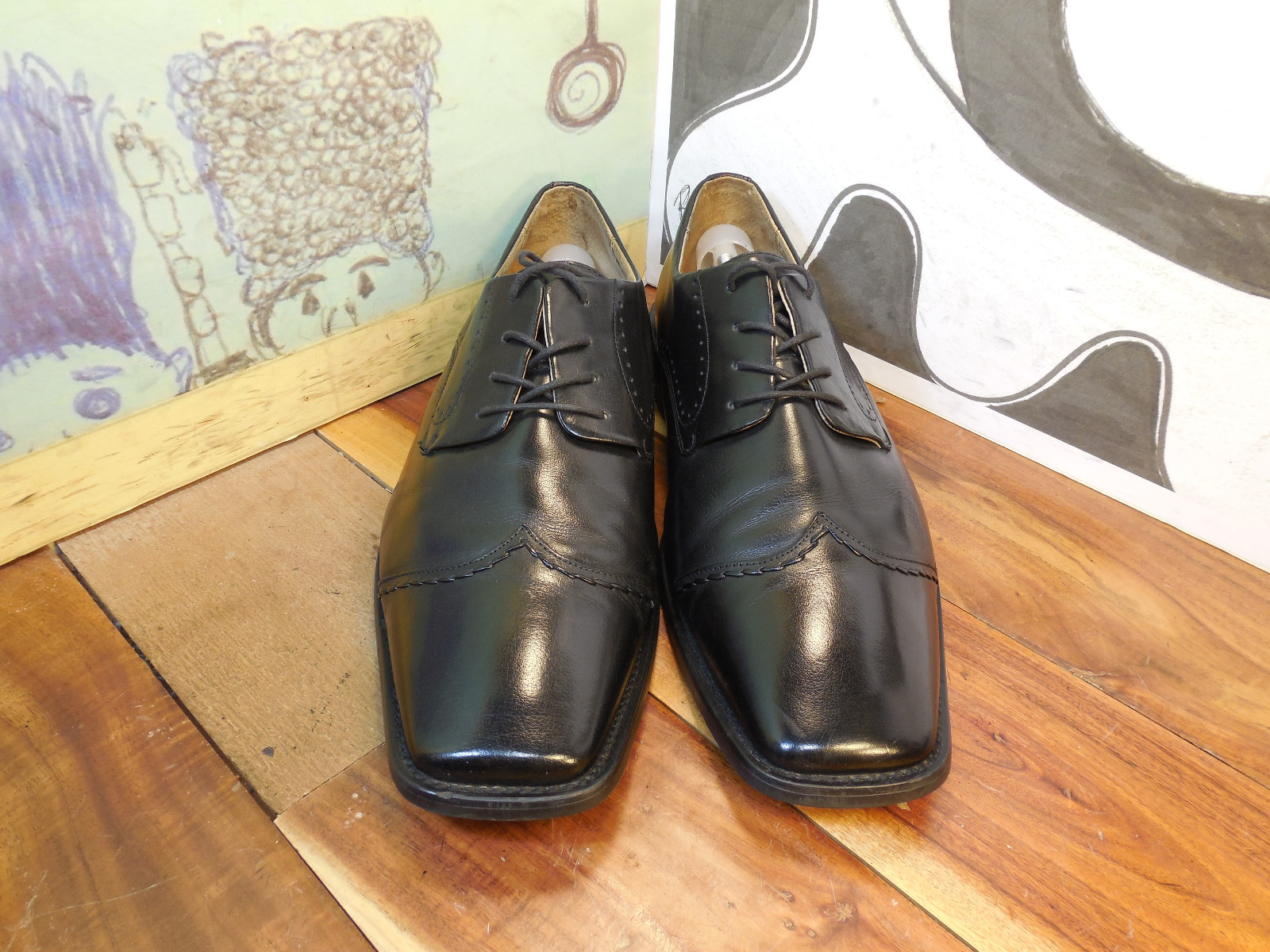 Giorgio Brutini Black Leather Wingtip Oxfords Men's 11M Giorgio Leather Brutini Black Leather Giorgio Wingtip Oxfords Men's 11M 04d022