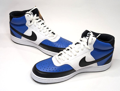 Nike Court Vision NN Game Royal/Black/Wht Men's Mid Top Sneakers-Asst Sizes NWB