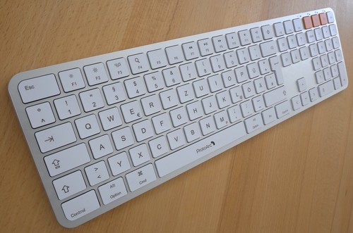 ProtoArc K100-A Keyboard Tastatur QWERTZ + Maus bis zu 3 Apple Macs Beleuchtbar - Photo 3/9