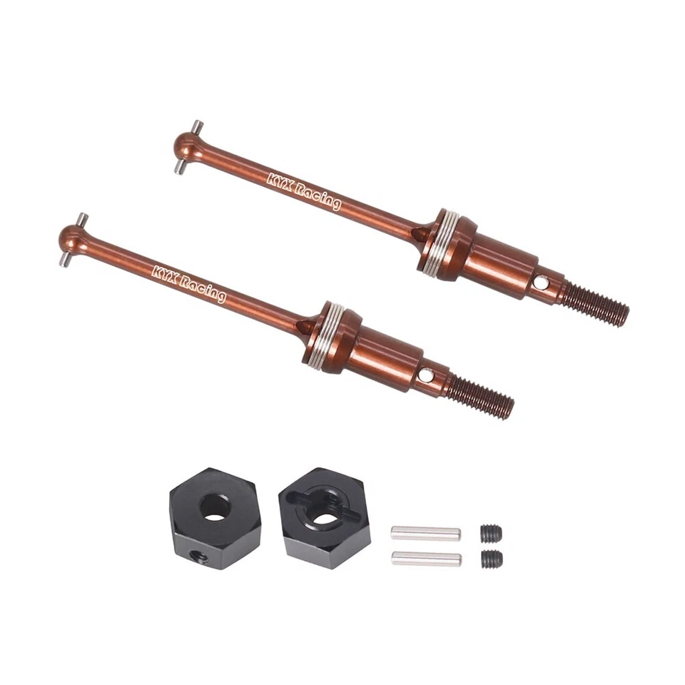 KYX New upgrade steel Front Rear Drive Shaft for RC Car ARRMA 1/14 MOJAVE GROM - Image 3 of 4