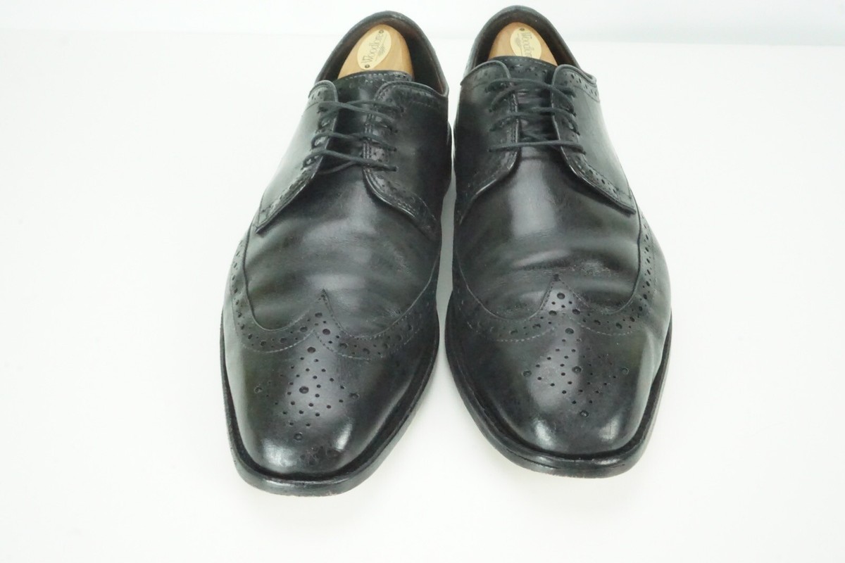 Allen Edmonds Bel Air Black Wingtip Leather Mens Dress Shoes  display picture 2