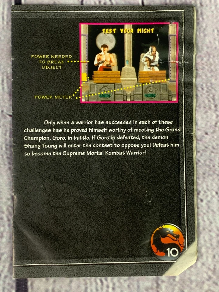  Mortal Kombat (Super Nintendo, 1994) Cartridge & Instructions  - Image 2 of 4