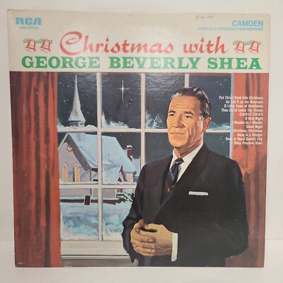 Christmas with George Beverly Shea CAS-850 Vtg 60s Record 1964 RCA Silent Night
