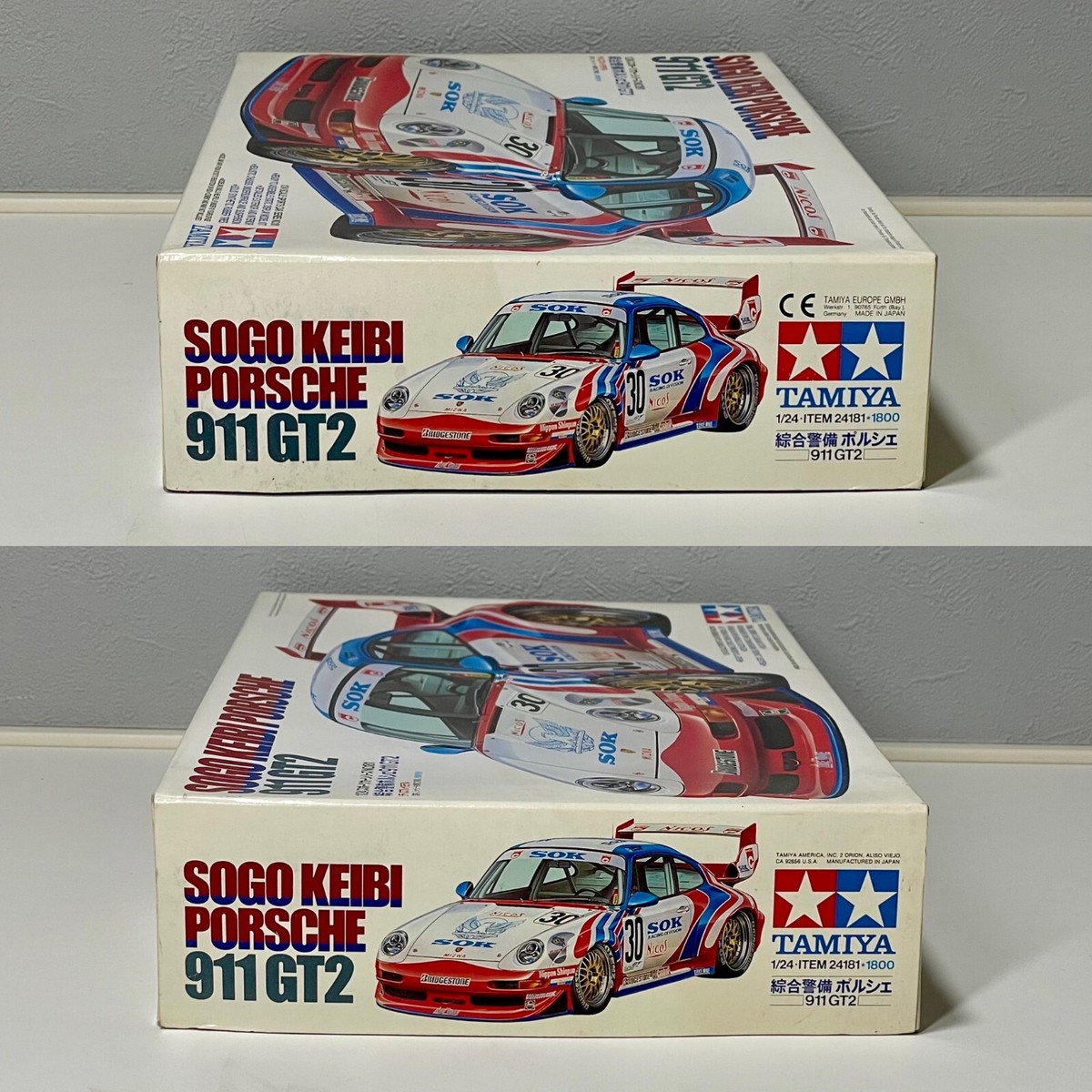 当時物 1/24 綜合警備ポルシェ 911 GT2 タミヤ 日本製 24181 タミヤ 1/24 スポーツカーシリーズ 綜合警備 ポルシェ 911 GT2