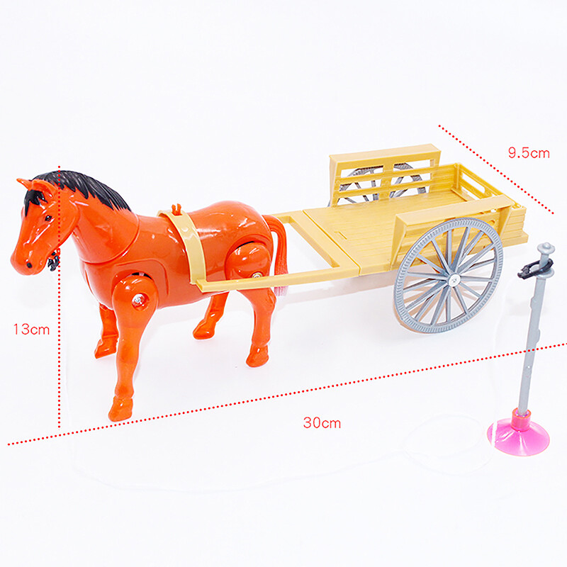 Electronic Pony Pet Pulling Carriage Around Running Walking Electric