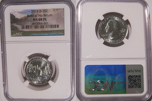 2019 D Frank Church River of No Return NP Quarter 25c NGC MS 68 PL PROOFLIKE