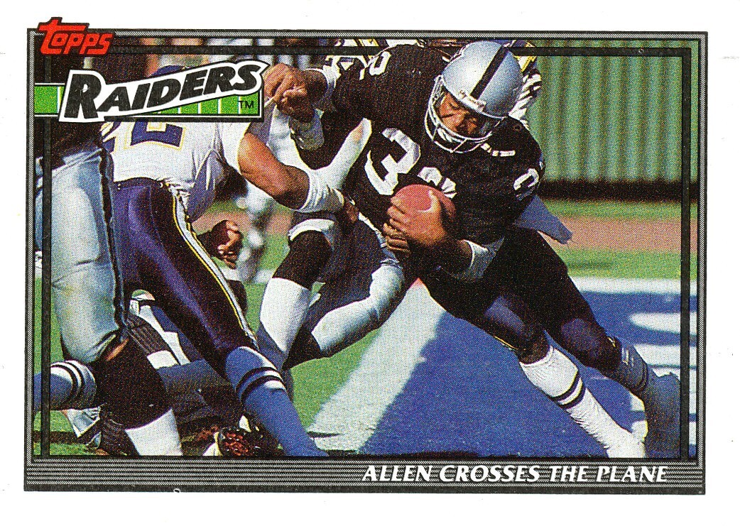 1991 TOPPS Marcus Allen RAIDERS USC HOF