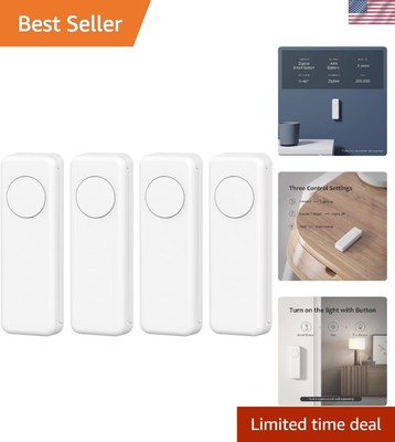 ZigBee Smart Button 4 Pack, 3-Way Remote Control, Require Zigbee hub, Work wi...