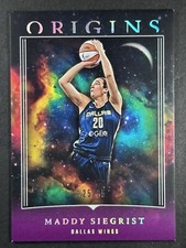 2024 Panini Origins WNBA Maddie Siegrist Purple 25/25 Bookend #31