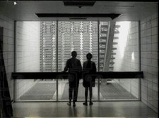 1966 Press Photo New York's first windowless air-conditioned school - kfx11756