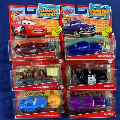 6 WELCOME TO RADIATOR SPRINGS Pixar CARS Bumper Sticker DOC