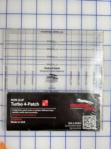 Creative Grids Turbo 4-Patch Template Ruler - Picture 1 of 3