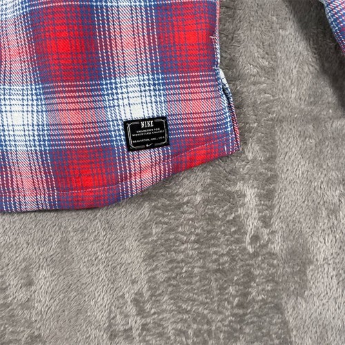 Nike Boys Plaid Button Down Shirt Medium Multicolor Long Sleeve Casual - Picture 3 of 13