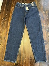 Levi  s Women  s Premium 80  s Mom Jeans, 30x30, High Rise, Dark Wash, Stretch, NWT
