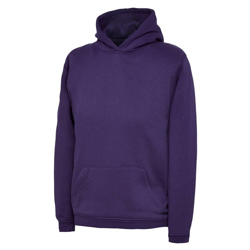 Children's Hooded Sweatshirt by Uneek UC503 Unisex Hoodie -12 Colours - 2-13 Yrs - Picture 9 of 22