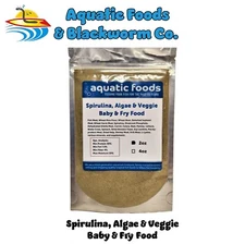 African Cichlid Baby & Fry Food of Spirulina, Algae, Vegetables by Zeigler