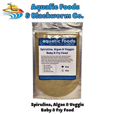 African Cichlid Baby & Fry Food of Spirulina, Algae, Vegetables by Zeigler