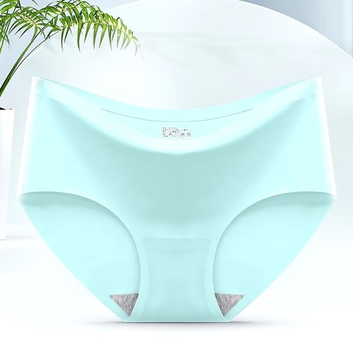 Ice Silk Panties Ladies Underwear Seamless Briefs Pants Women Knickers Pack of 4 - Picture 27 of 38
