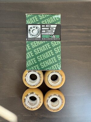 VINTAGE JOSH PETTY Senate Wheels 55mm Inline Skating Aggressive ROCES used w Box