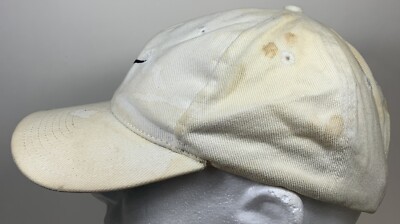 Vintage 90s Nike Hat Black Tag Swoosh Check Cap Gym Sport